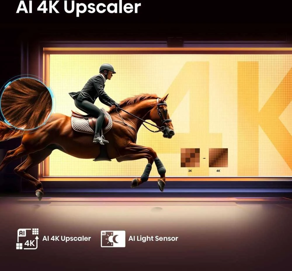 Televizorius Hisense 65A6Q | 65 | Smart TV | VIDAA Smart OS | UHD | Juodas