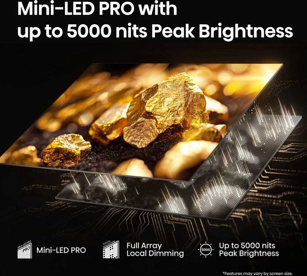 Televizorius Hisense 65U8Q 65" miniLED 4K 165Hz VidaaOS Vision IQ 2025