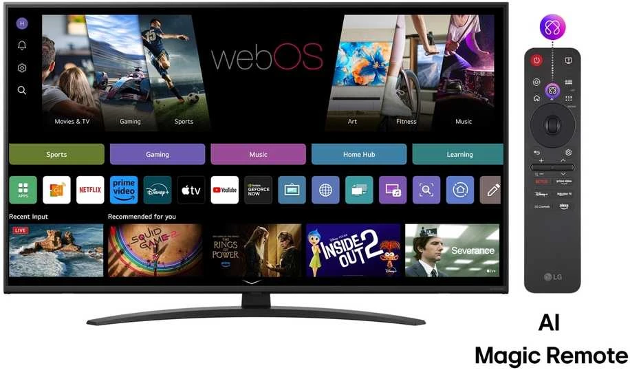 50 colių LG 50NANO81A3A 4K išmanusis TV 2025