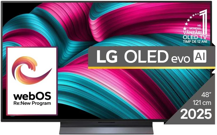 48 colių LG OLED48C51LA 4K išmanusis Televizorius 2025