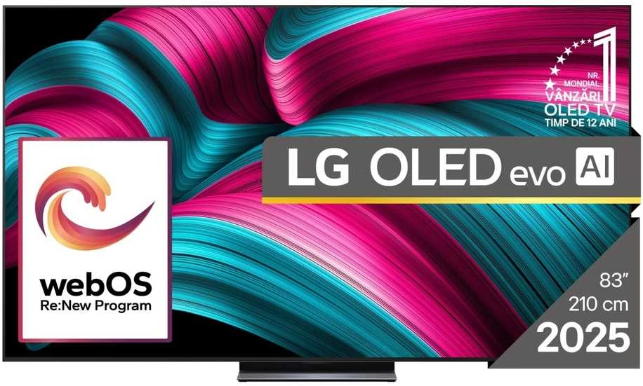 83 colių LG OLED83C51LA 4K išmanusis Televizorius 2025