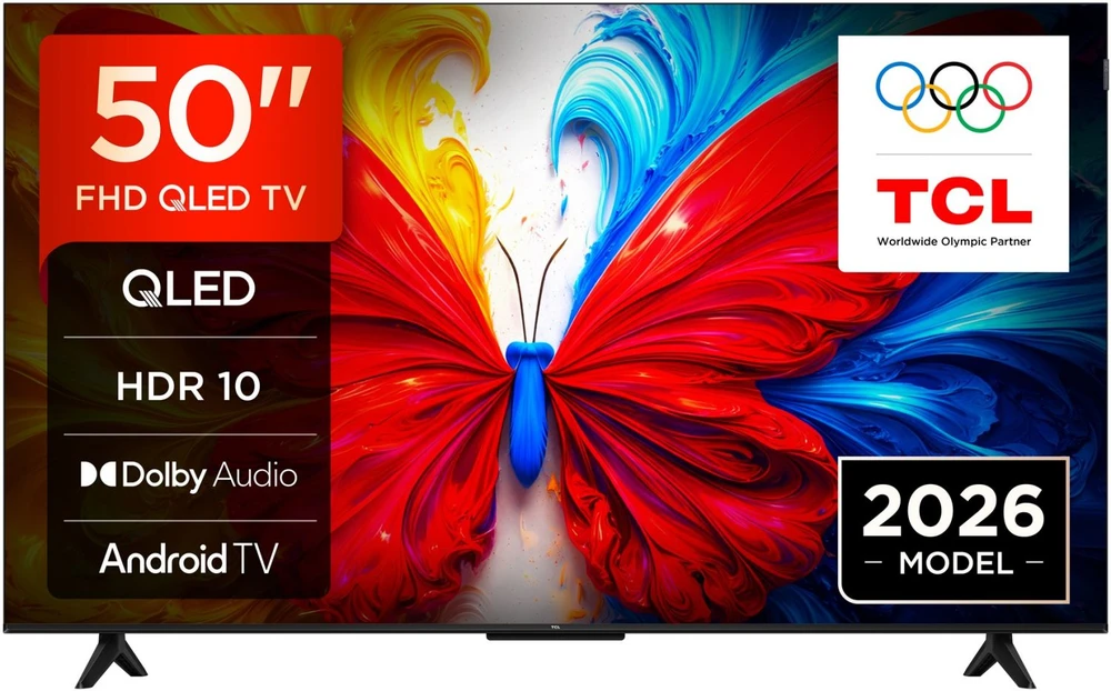 TCL S5L 50S5L TV 127 cm (50") 4K Ultra HD Smart TV Wi-Fi Juodas 300 cd/m²