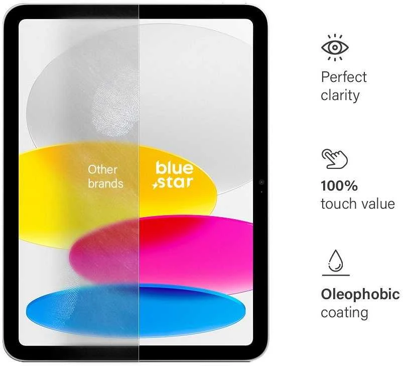BlueStar Blue Star Grūdintas stiklas iPad 10 Gen 10.9" (2022) mėlynai žvaigždinis