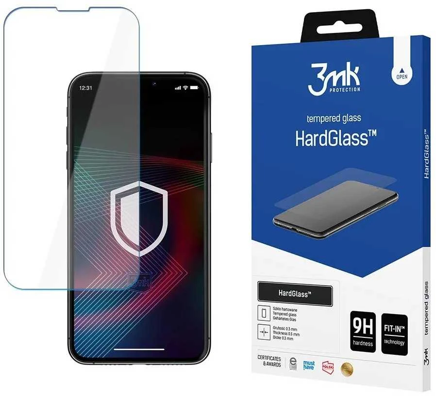 LCD apsauginis stikliukas 3mk Hard Glass Apple iPhone 14 Pro