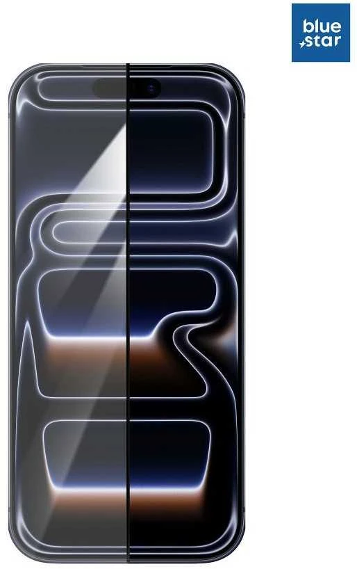 BlueStar Tempered glass for iPhone 17 Blue Star 5D AR juodas
