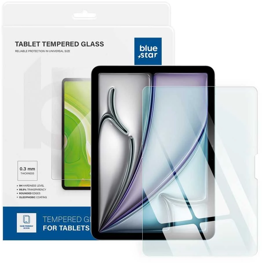 BlueStar Blue Star Grūdintas stiklas iPad Air 13" (2024) telefonui, mėlynas