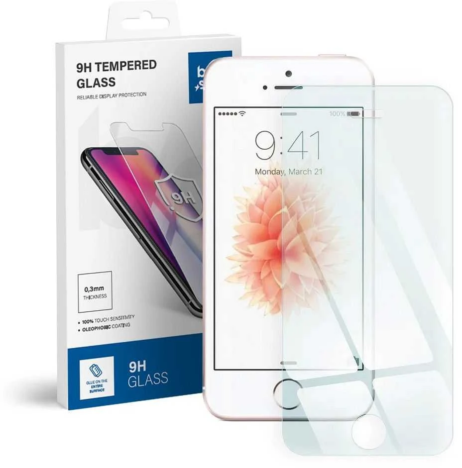 BlueStar Star Grūdintas stiklas Mėlyna žvaigždė - IPHONE 5SE