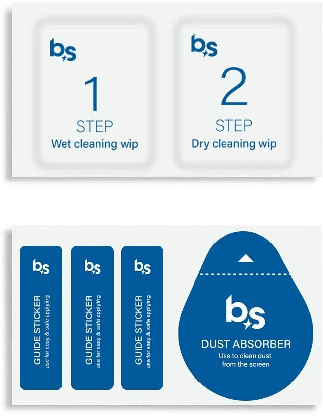 Tempered glass to iPhone 17 PRO / 18 PRO (full glue) Blue Star 5D juodas