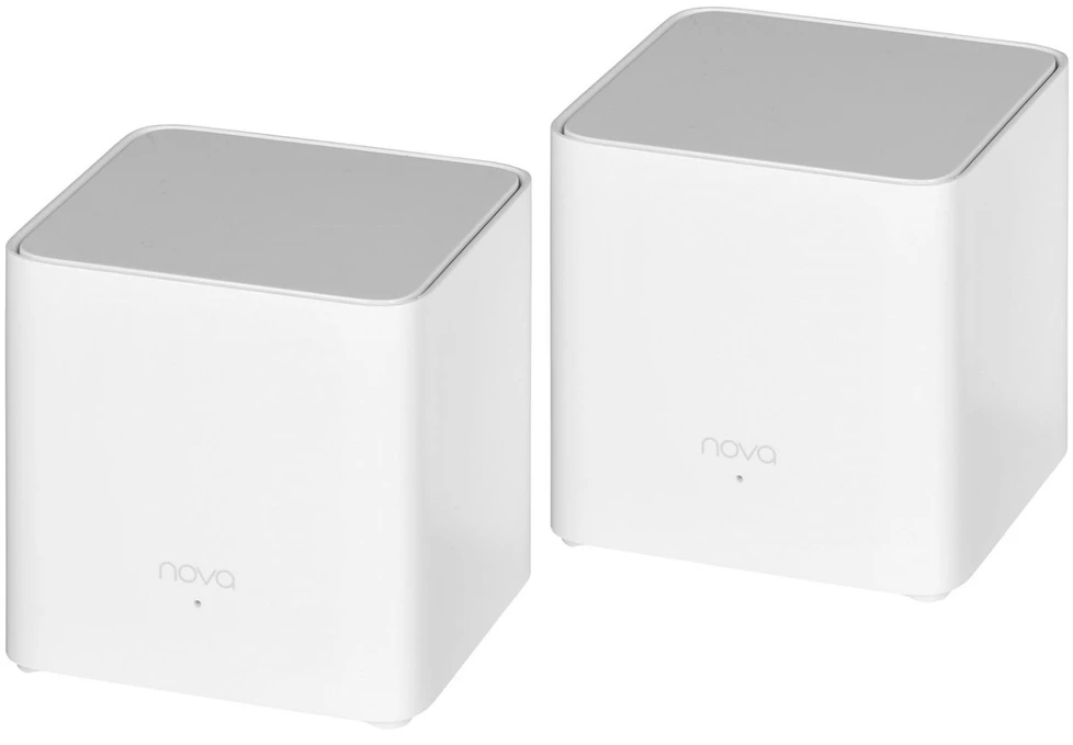 Tenda MX3 (2-PACK) mesh wi-fi system Dual-band (2.4 GHz / 5 GHz) Wi-Fi 6 (802.11ax) Baltas 1 Internal