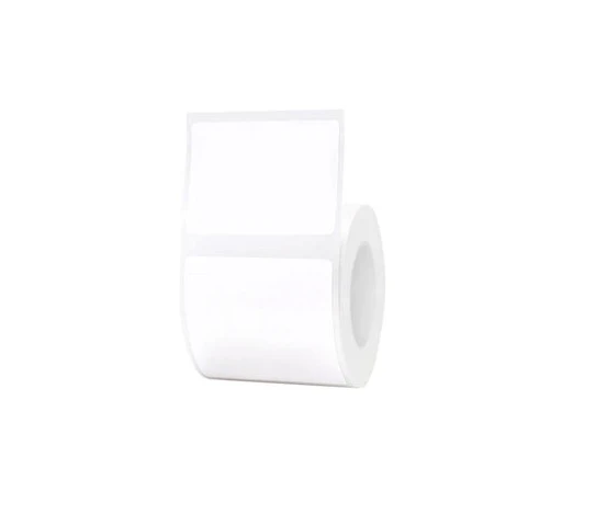 Šiluminės etiketės Niimbot lipdukai 40x30 mm - 900 vnt Baltos spalvos