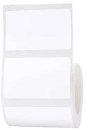 Šiluminės etiketės Niimbot lipdukai 50x30 mm - 225 vnt Baltos spalvos