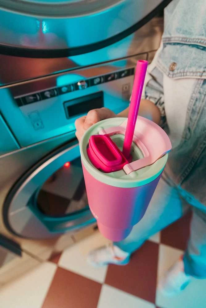 Kambukka Rio Tumbler Bubblegum Mint 950ml rožinė