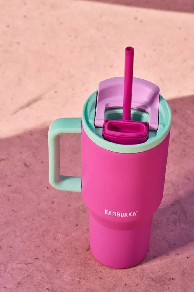 Kambukka Rio Tumbler Bubblegum Mint 950ml rožinė