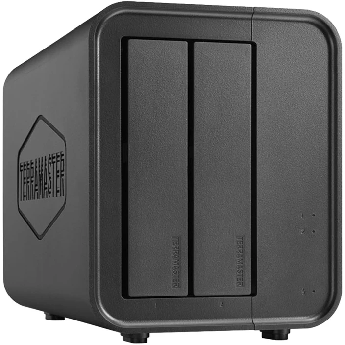 Carruzzo TerraMaster D2-320 diskų masyvas Desktopas Juoda