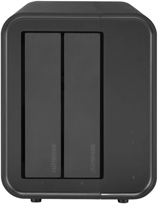 Carruzzo TerraMaster D2-320 diskų masyvas Desktopas Juoda