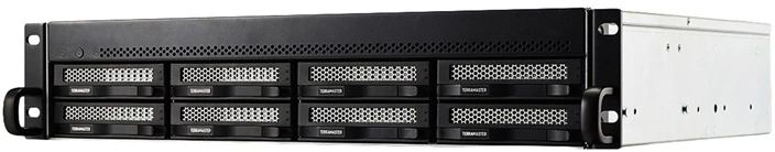 „TERRAMASTER U8-500 Plus NAS“ failų serveris: „Intel Core i7-1255U“, 16 GB RAM, 8 lizdai