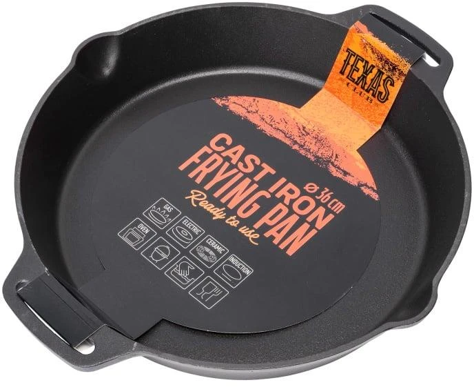 Texas Club Ketaus keptuvė su trumpomis rankenomis, 36 cm