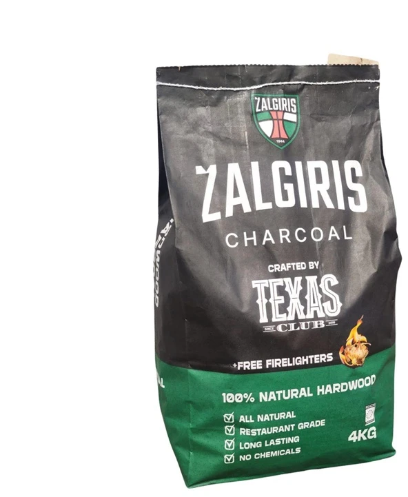 Texas_Club Medžio anglis „ŽALGIRIS“ ANGL4, 4kg