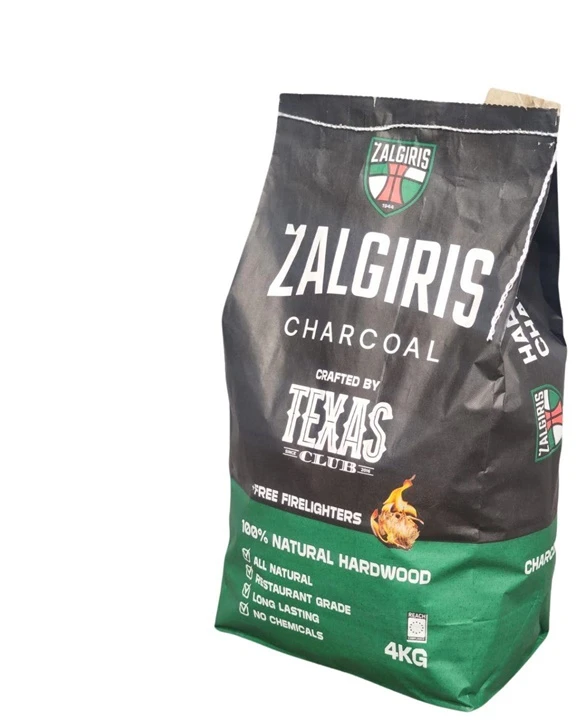Texas_Club Medžio anglis „ŽALGIRIS“ ANGL4, 4kg