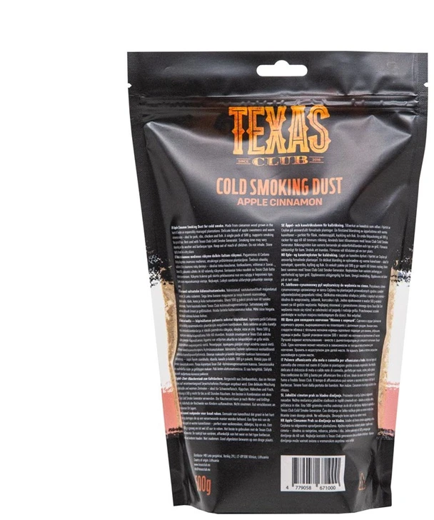 Texas Club Obels ir cinamono rūkymo dulkės