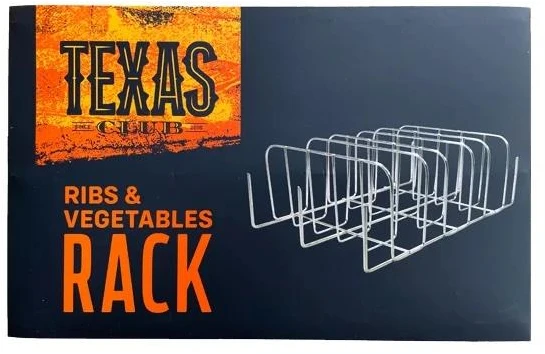 Texas Club Nerūdijančiojo plieno šonkauliukų laikiklis GRANDE