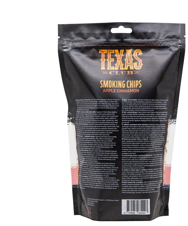 Texas_Club Obels ir cinamono rūkymo drožlės