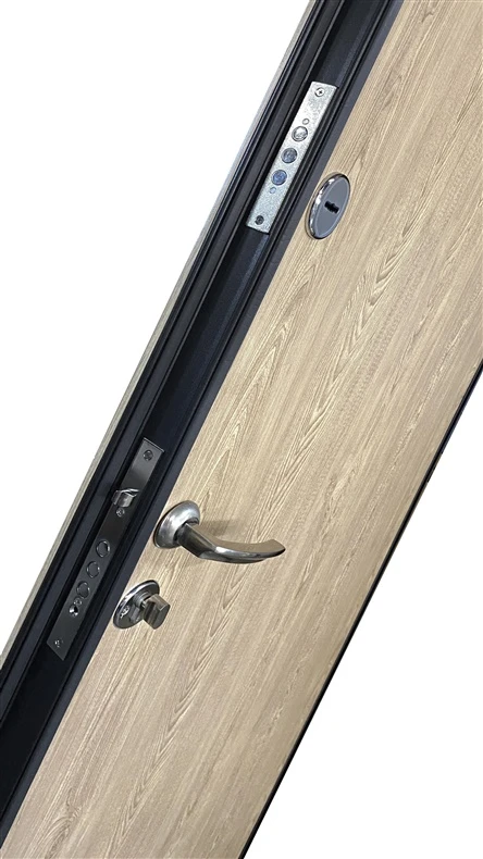 Steel entrance door for apartment OPTIM-00. left. 205x96x8cm