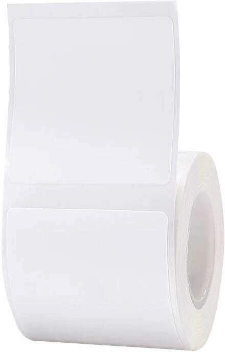 Šiluminės etiketės Niimbot lipdukai T 40x40mm 180 vnt (balta)