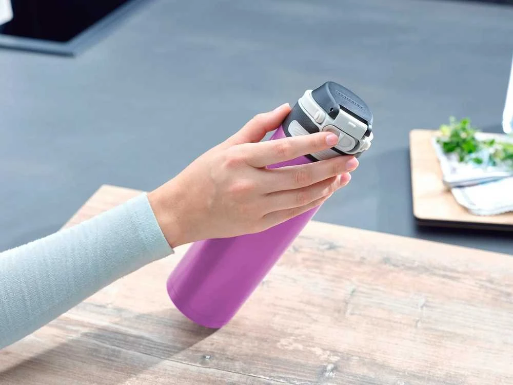 Thermal mug Leifheit Flip 600 ml Violetinė