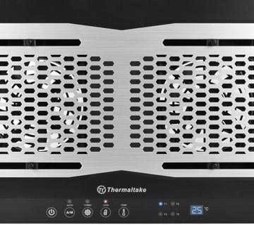 Neš. komp. padėklas-aušintuvas Thermaltake Massive TM (10~17", 2x120mm Fan) aliuminio