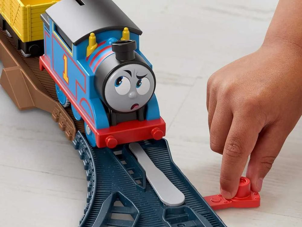 Fisher Price Tomas ir Draugai traukinys su varikliu ir kranu Karolek ZA5532