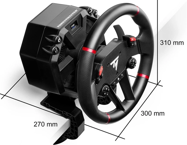 Žaidimų vairas Thrustmaster Steering Wheel T598, juodas