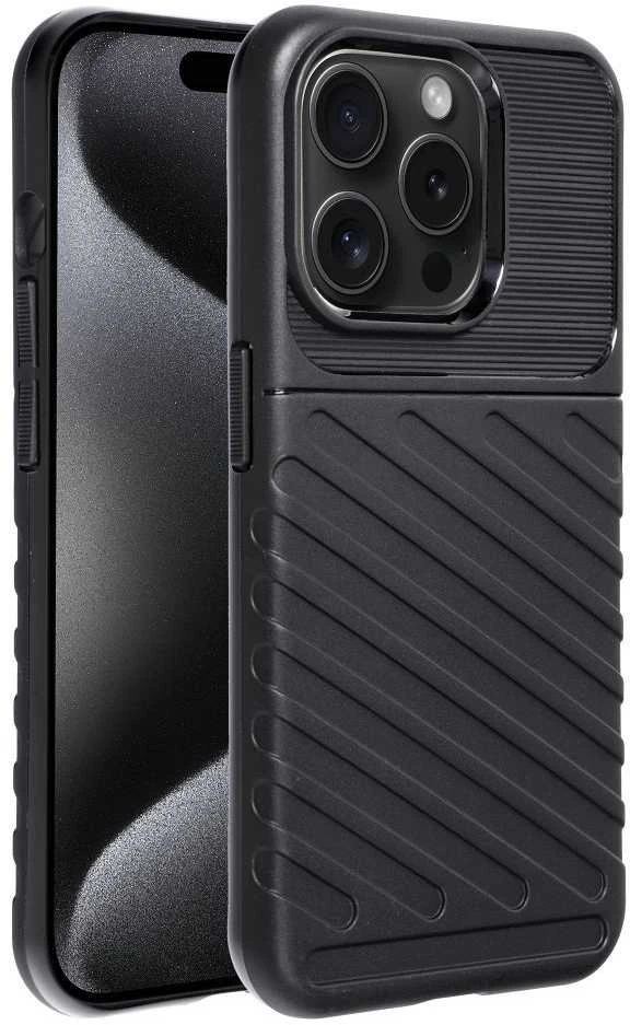 Dėklas Oem Case for iPhone 15 PRO Thunder juodas