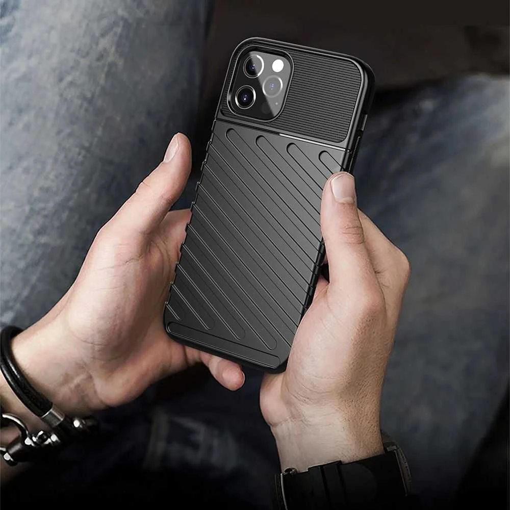 Dėklas Oem Case for iPhone 15 PRO MAX Thunder juodas