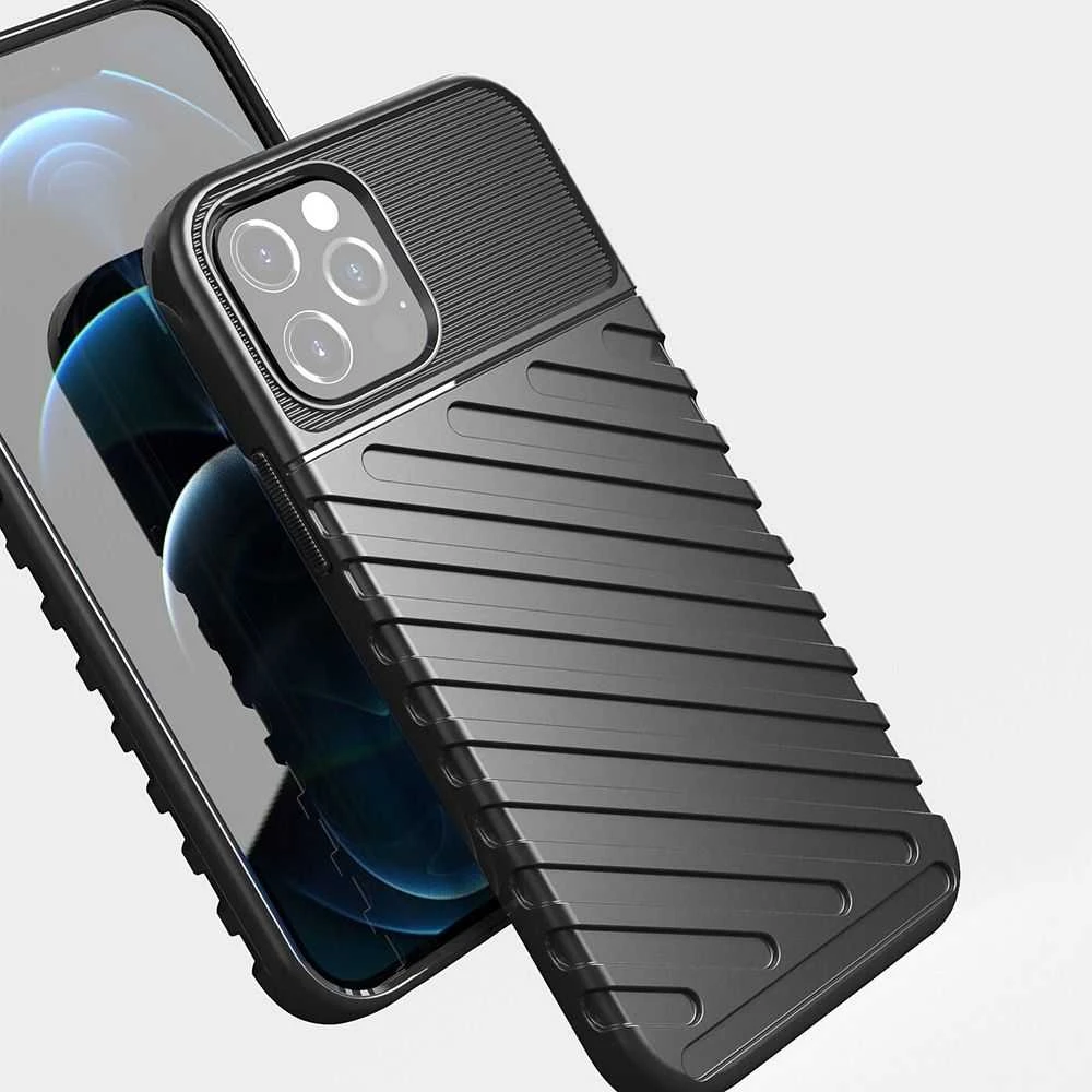 Dėklas Forcell Oem Case for iPhone 16 PRO MAX Thunder juodas