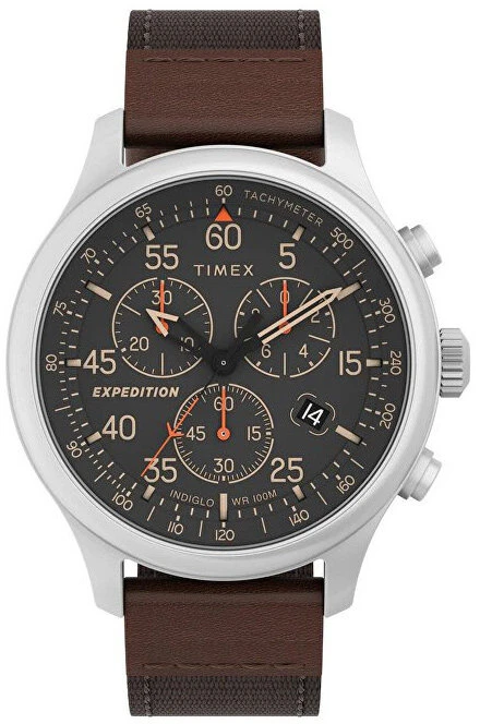 TIMEX vyriškas „Expedition Field Chronograph“ laikrodis, 43 mm, TW4B26800 + dėžutė