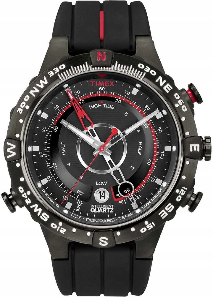 TIMEX vyriškas laikrodis T2N720 – kompasas ir termometras (zt110a)