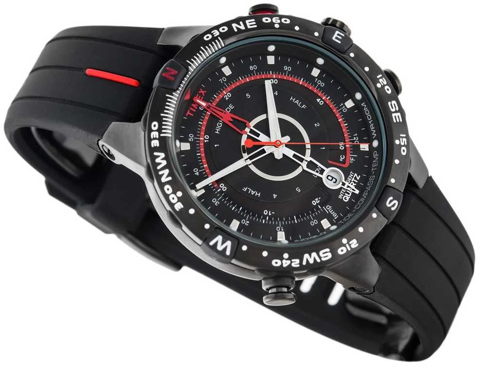 TIMEX vyriškas laikrodis T2N720 – kompasas ir termometras (zt110a)