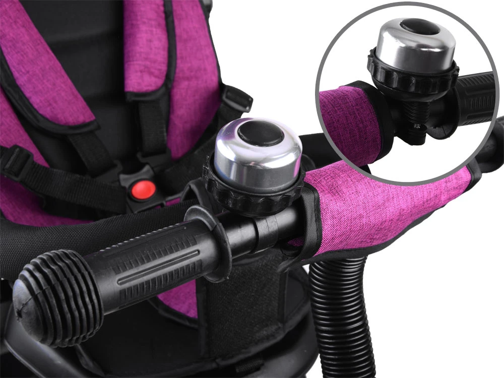 Jokomisiada Triratis dviratukas Tiny Bike 3W1 Z Daszkiem