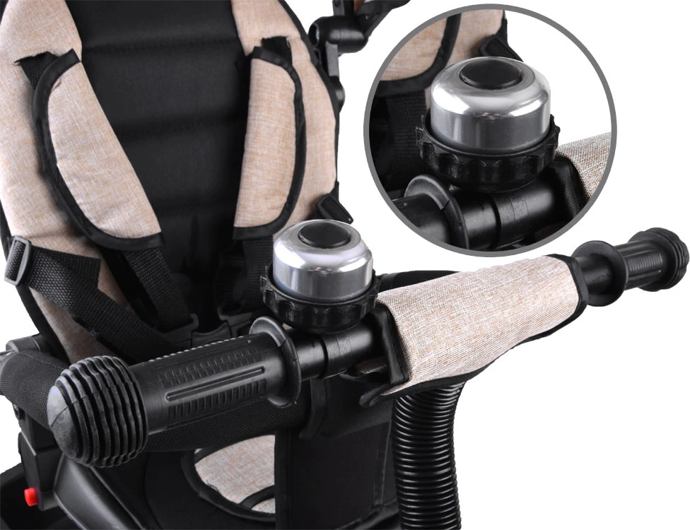 Tiny Bike Mažas dviratis 3in1 triratis su skydelio