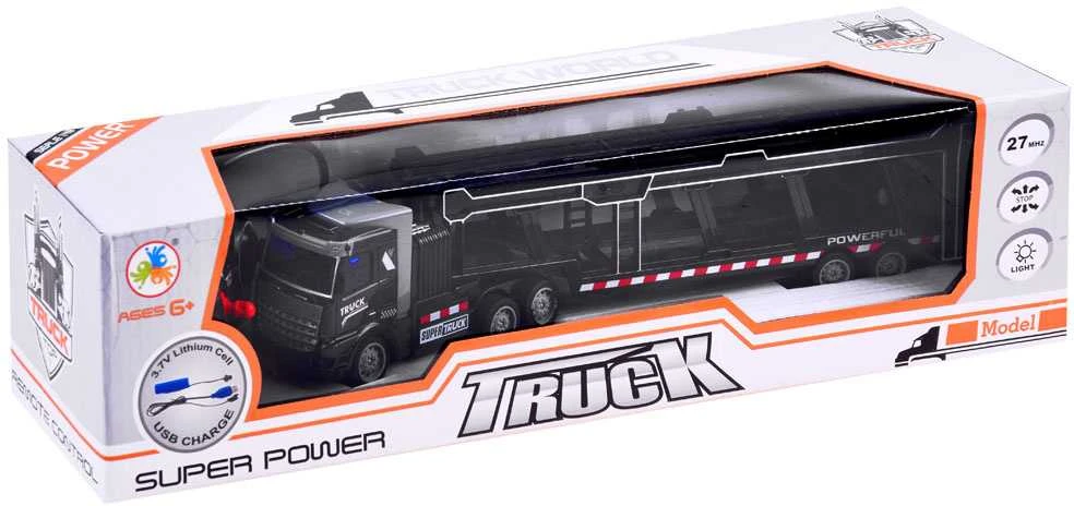 Jokomisiada Tir su automobilio transporteriu nuotolinio valdymo transporto priemonė 27Mhz RC0565