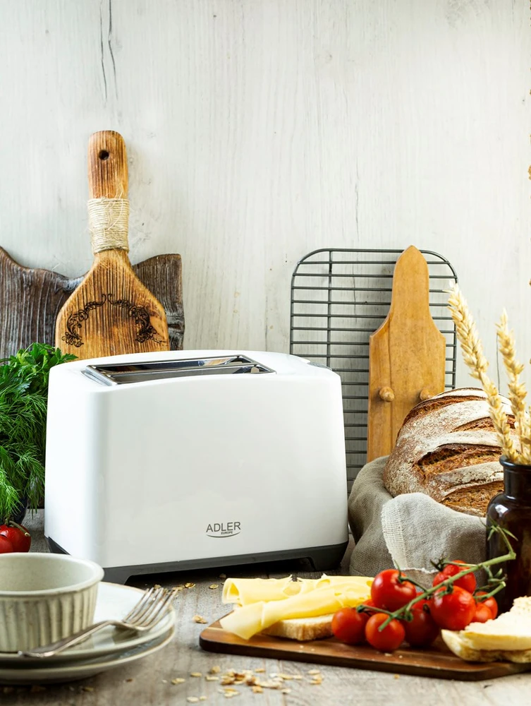 Adler | Skrudintuvas | AD 3216 | Galia 750 W | Lizdų skaičius 2 | Korpuso medžiaga Plastikas | Baltas