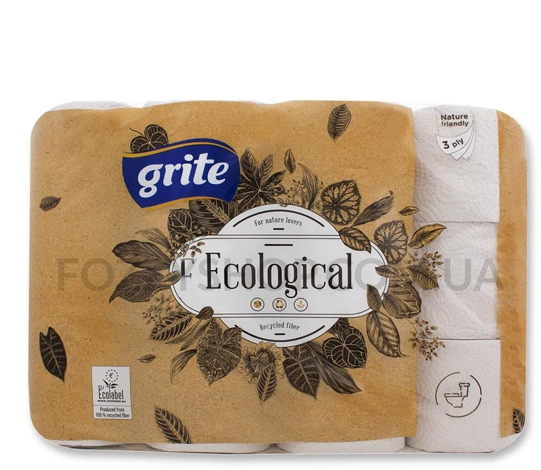Tualetinis popierius Grite Ecological (3 sl.), 24 vnt.