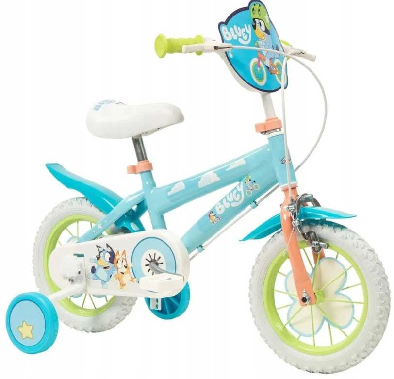 TOIMSA children's bicycle Bluey 12” Mėlyna and lime mėlynas