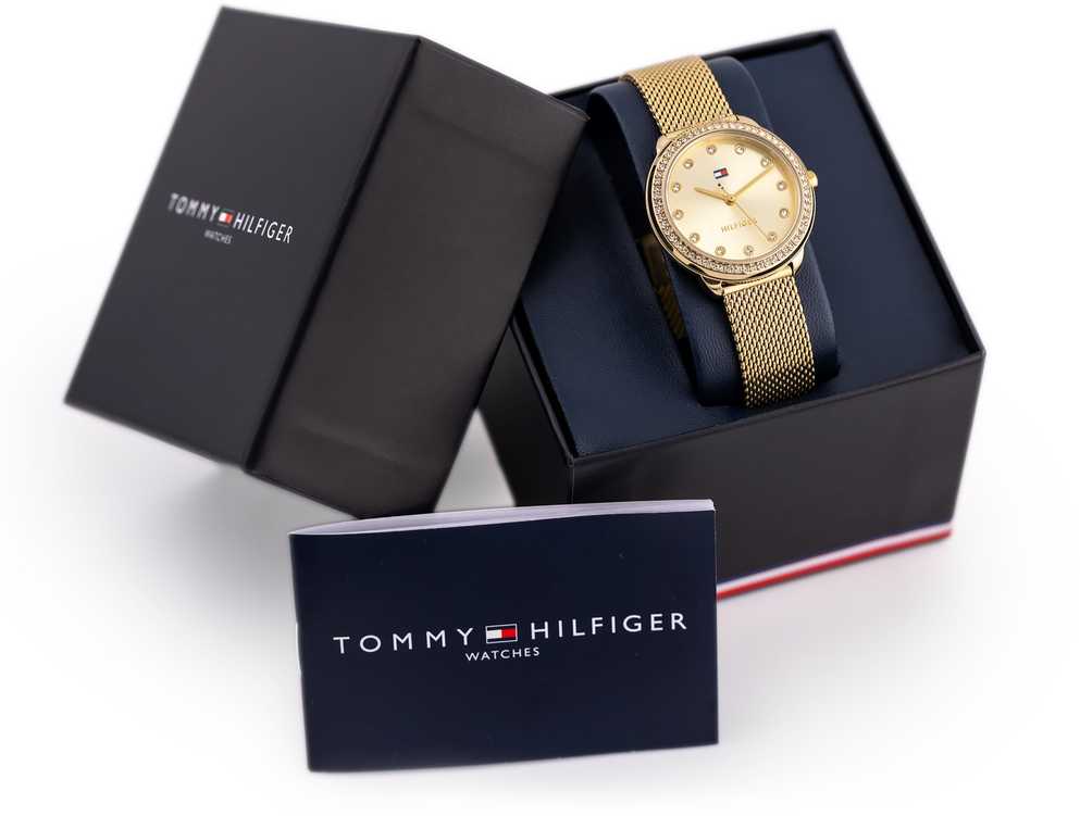 TOMMY HILFIGER 1782699 Demi moteriškas laikrodis (zf609a) + DĖŽUTĖ