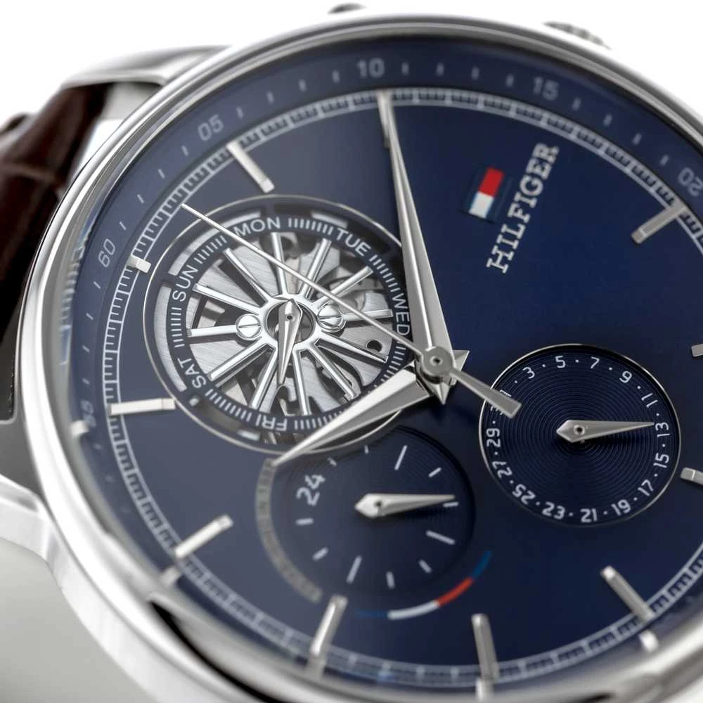 Laikrodis TOMMY HILFIGER MEN'S WATCH 1710629 Steward Open Heart + BOX