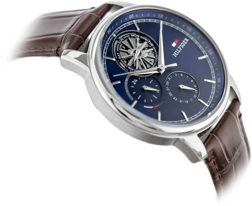 Laikrodis TOMMY HILFIGER MEN'S WATCH 1710629 Steward Open Heart + BOX