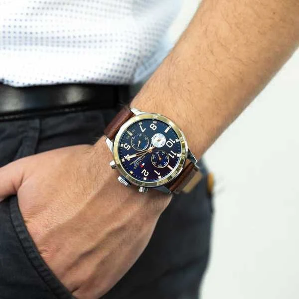 Laikrodis TOMMY HILFIGER MEN'S WATCH 1791137 TRENT (zf002b)