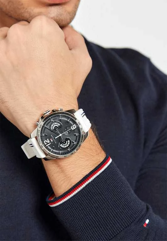 Tommy Hilfiger Laikrodis vyrams Tommy Hilfinger Decker (zf001e)