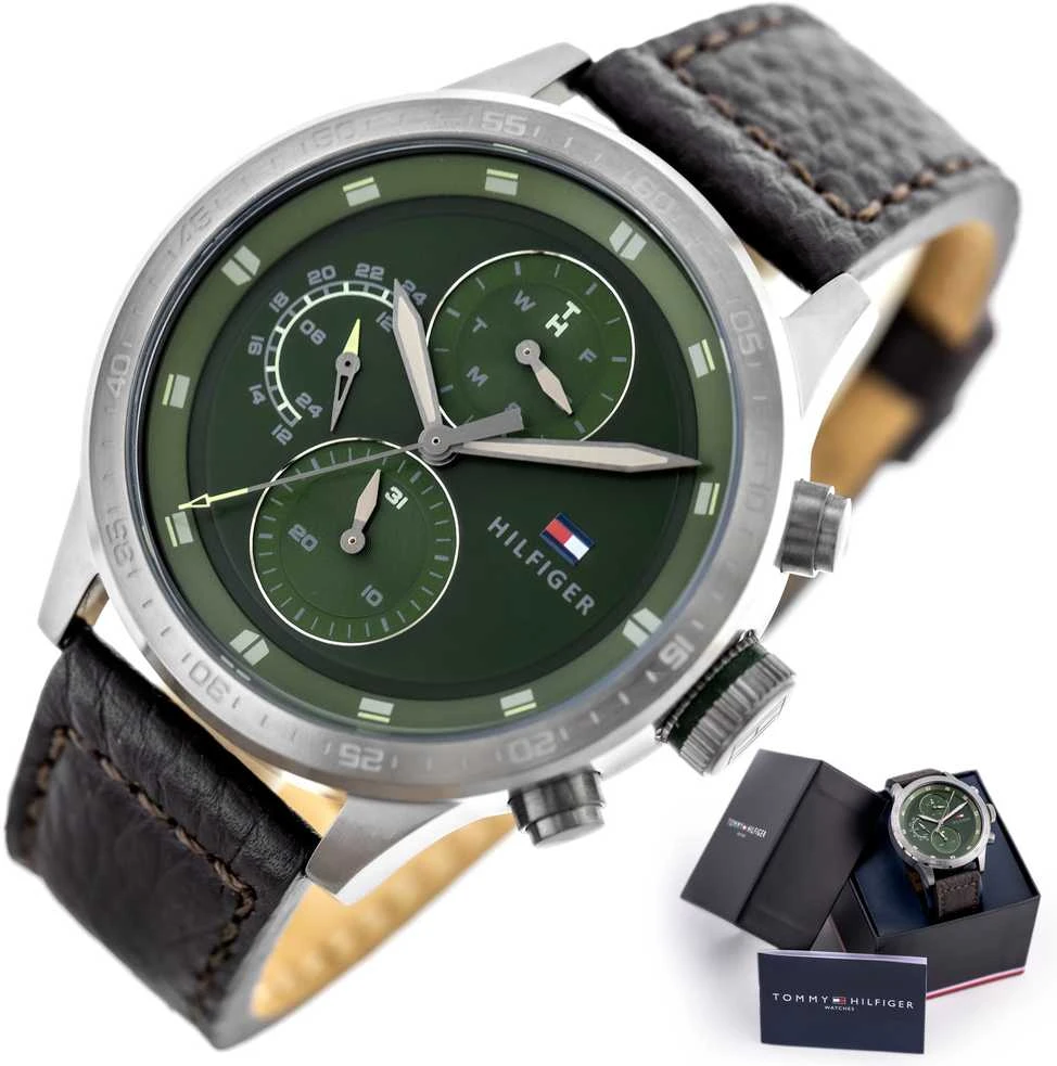 Laikrodis TOMMY HILFIGER MEN'S WATCH 1791809 (zf042b)
